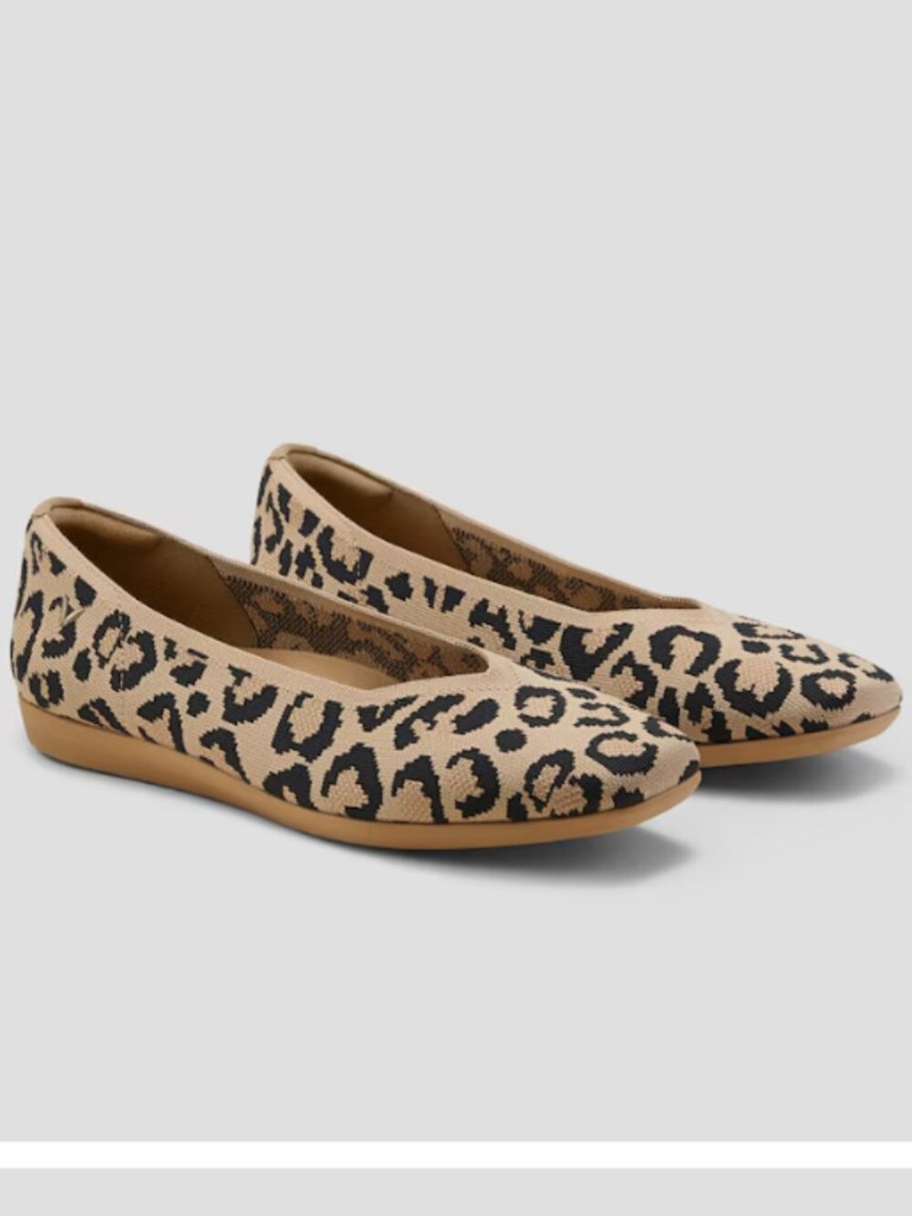 VIVAIA Lightweight V-Cut Margot Walker Dark Leopard Size 40/9
